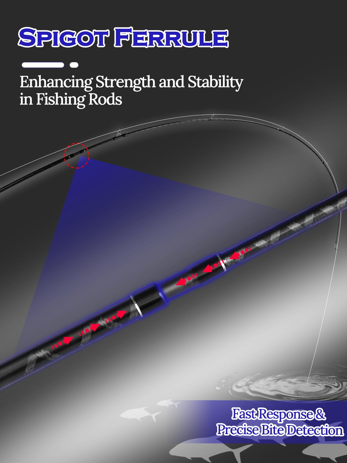 Jenseits carbon-fiber rod body emphasizes lightweight strength
