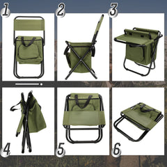Jerify fishing chair anti slip pads provide stable seating on uneven ground
