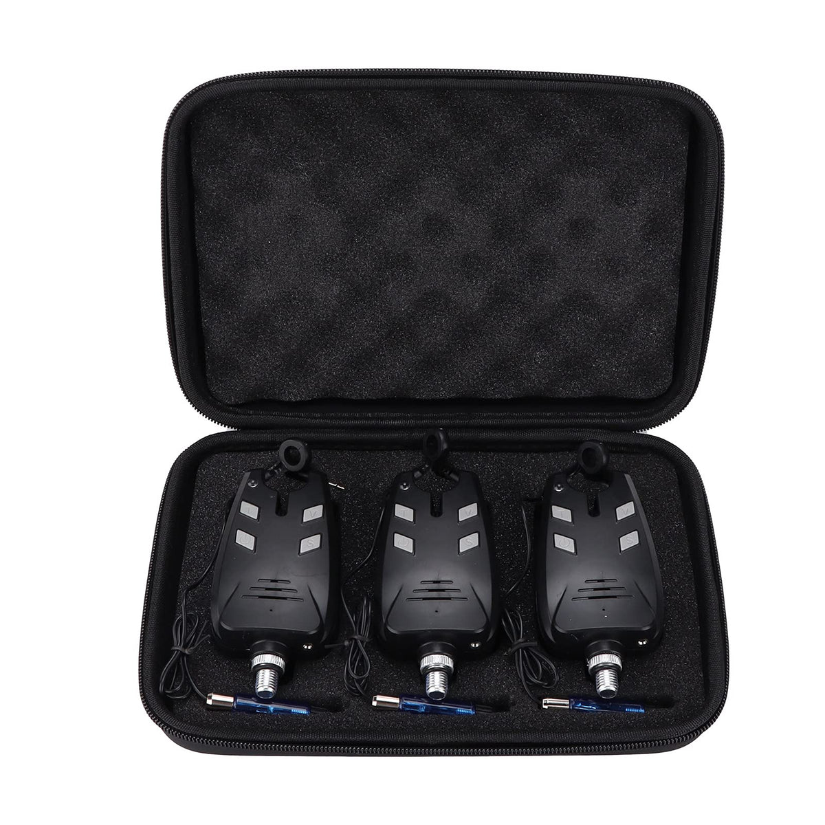 JERYS electric bite alarm front view for compact transport