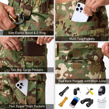 Jessie Kidden elastic waistband provides comfortable, secure fit during active duty.