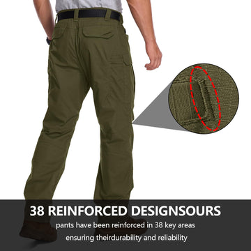 Jessie Kidden mens flex stretch tactical pants cargo pockets layout for quick access