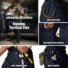 Jessie Kidden water-repellent finish demonstrates rain resistance.