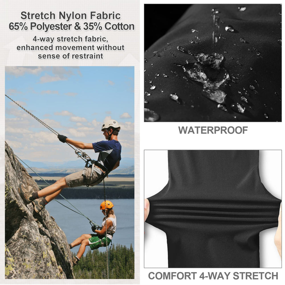 Jessie Kidden Mens Hiking Pants Lightweight design aids mobility during long hikes.