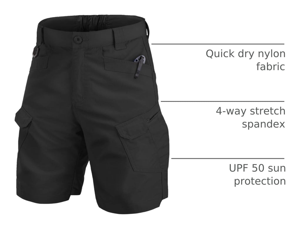 Jessie Kidden cargo shorts show multiple pockets for tools and keys on hikes.