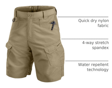 Jessie Kidden cargo shorts show multiple zip pockets for quick access
