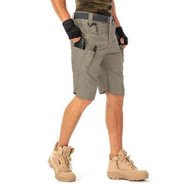 Jessie Kidden shorts with water-repellent coating resist stains during outdoor work