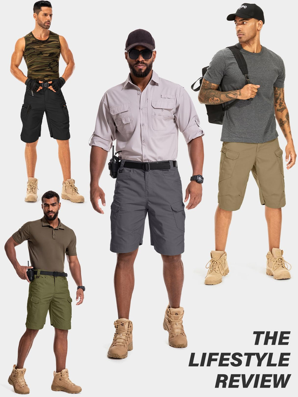 Jessie Kidden shorts with zip fly and D-ring for keys and tools