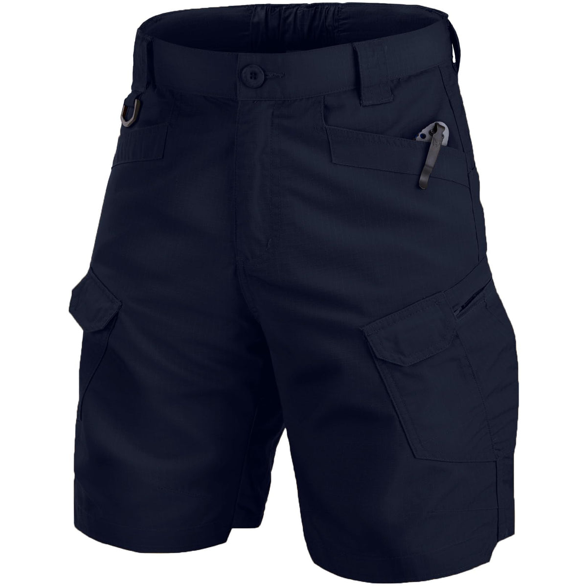 Jessie Kidden mens tactical stretch outdoor cargo shorts in blue with quick-dry fabric for outdoor hiking