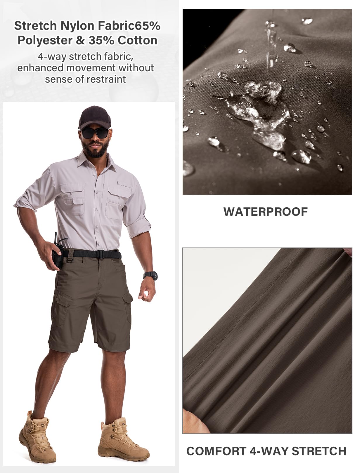 Jessie Kidden shorts UPF-50 design shown for sun protection during outdoor activities.