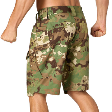 Jessie Kidden mens tactical stretch shorts back waistband flex for comfortable fit