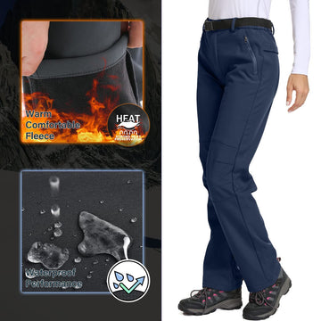 Jessie Kidden waterproof pants bootcut-hem fit over winter boots