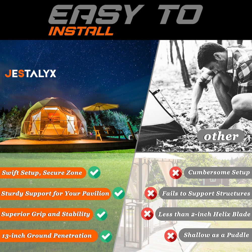 JESTALYX ground anchor kit makes a thoughtful gift for outdoor enthusiasts.