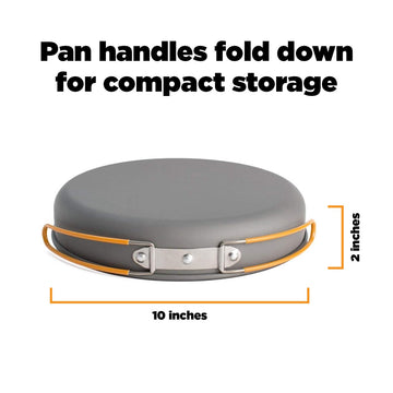 Jetboil ceramic nonstick surface for effortless release and quick cleanup