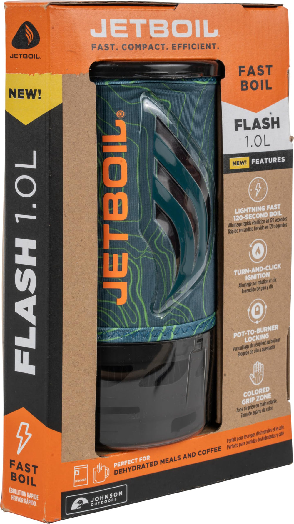 Jetboil Flash 1L bottom cup used as measuring cup or small bowl