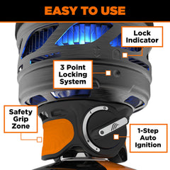 Jetboil Flash 1.0L Safe-Touch zone stays cool for comfortable cooking.