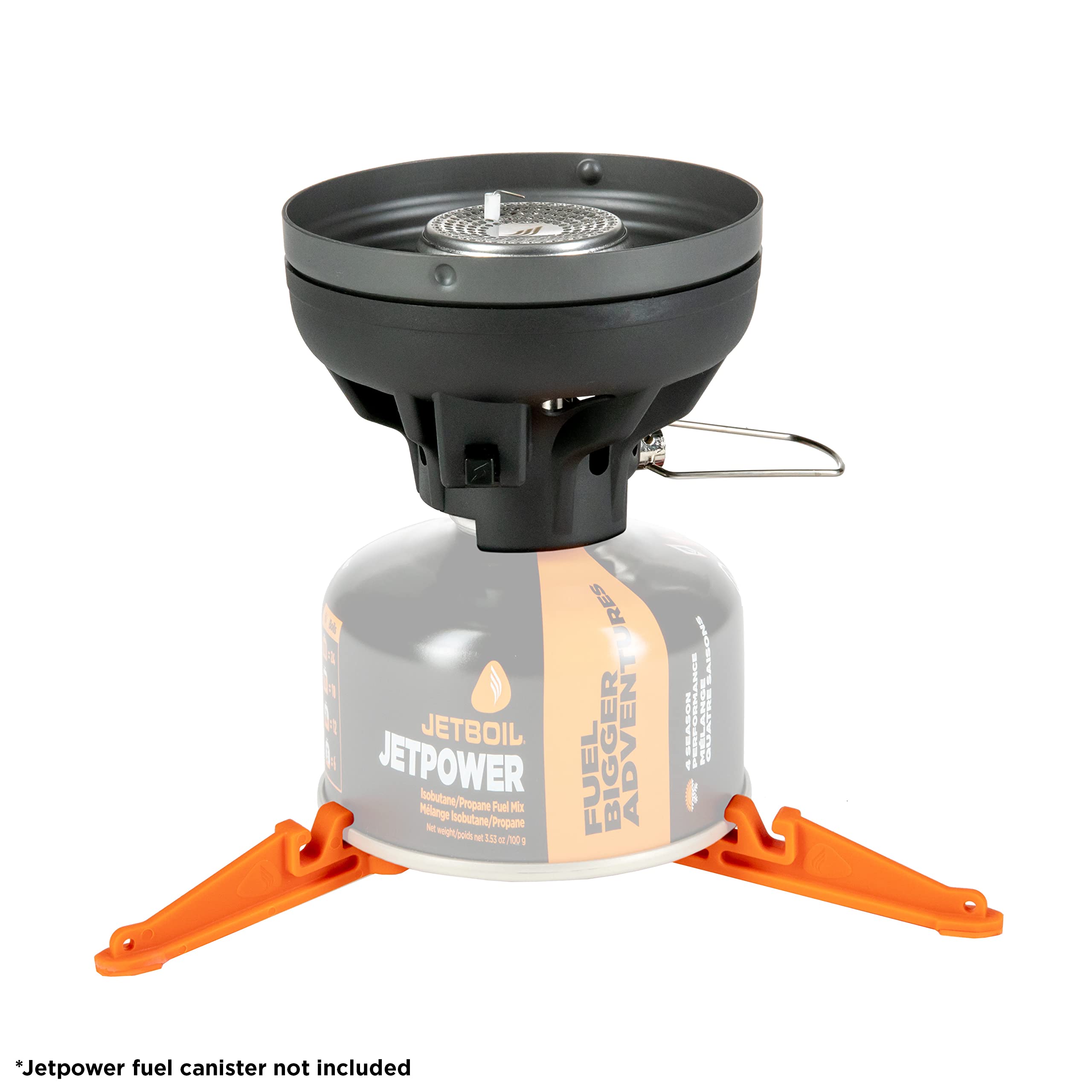 Jetboil bottom cup used as measuring cup and bowl for meals.