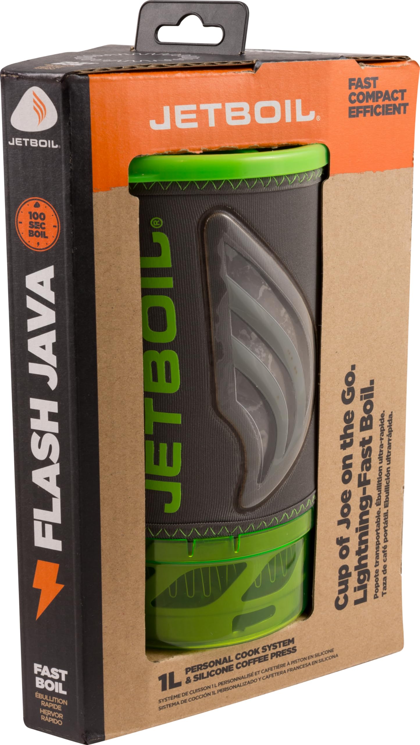 Jetboil Flash Java Kit measuring bowl doubles as a cup and bowl