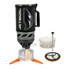Jetboil Flash Java Kit stove in action boiling water quickly on the trail.