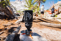 Jetboil FluxRing 1-liter cooking cup with cozy keeps water warm during meals