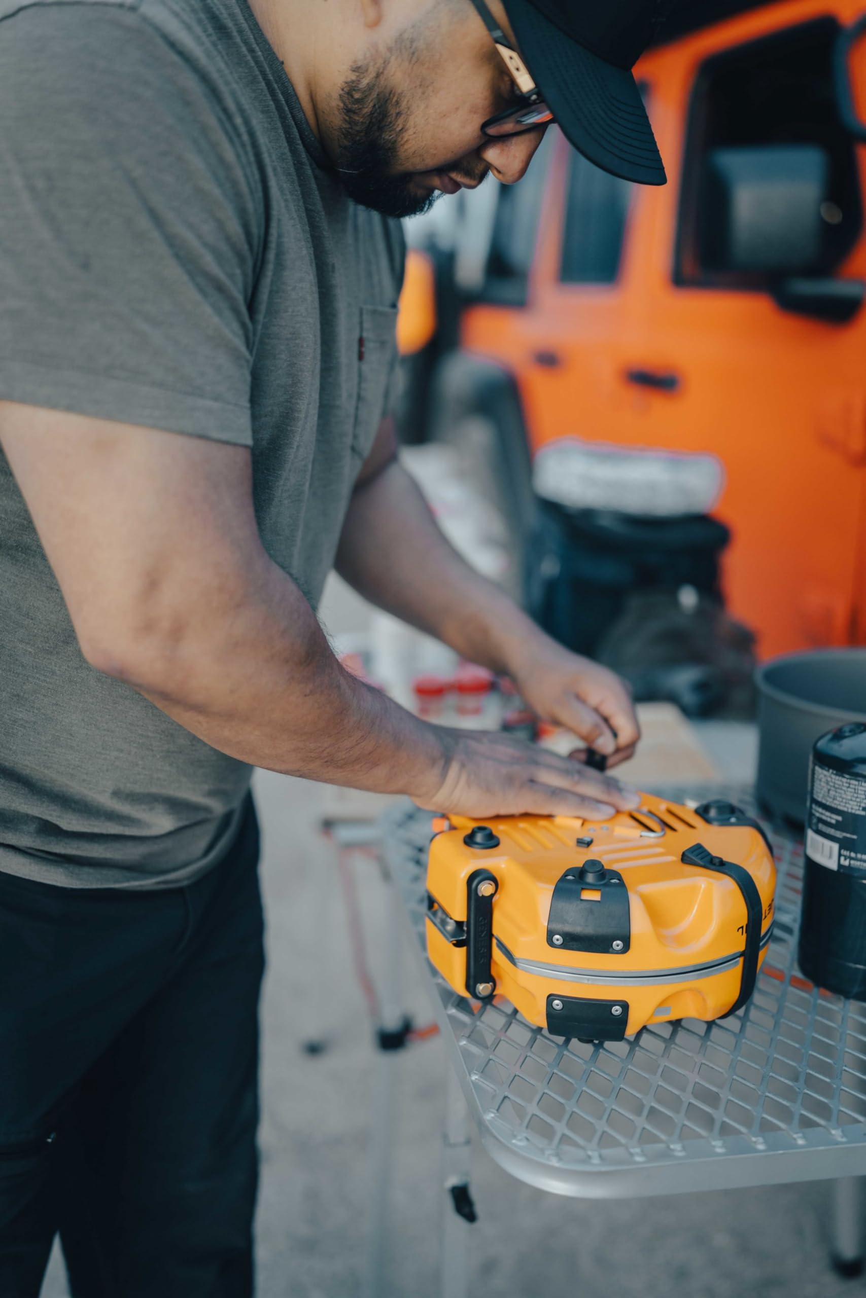Jetboil Genesis with 5L Flux Pot illustrates large-batch meals in the wild.