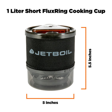 Jetboil MiniMo cup-lid enables eating directly from the cup with ease.