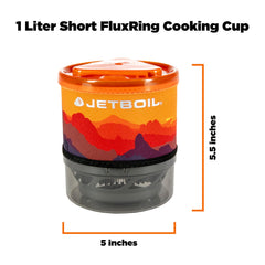 Jetboil MiniMo Sunset heat-control dial demonstrates precise simmer-to-boil adjustments.