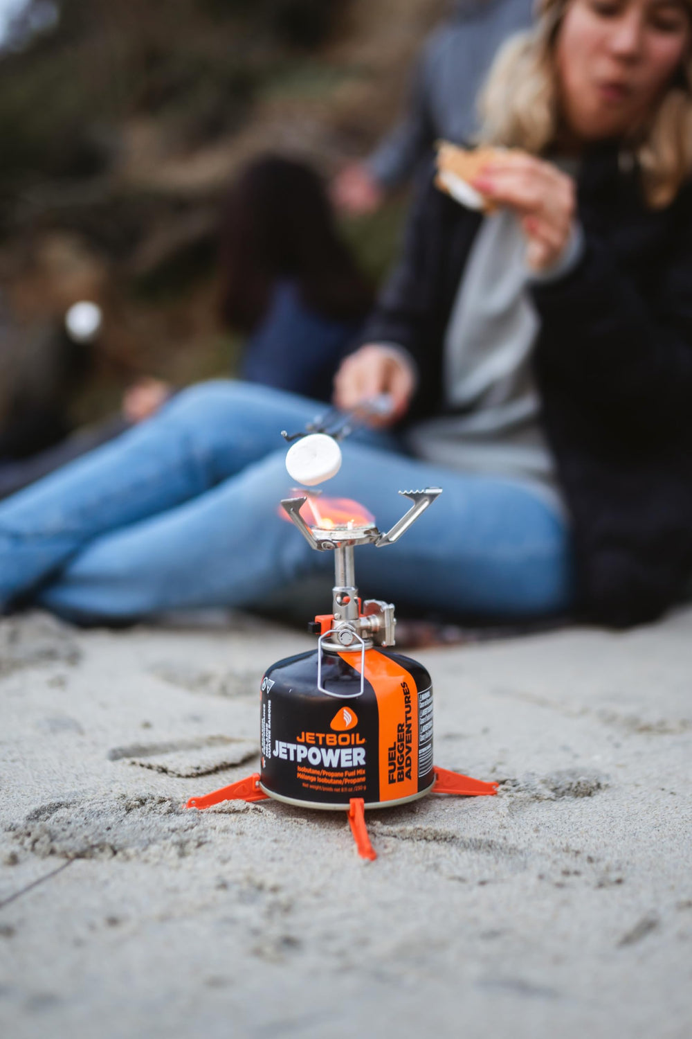 Jetboil stabilizer compatible with most canister stove systems