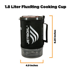 Jetboil Sumo push-button igniter providing reliable startup in cold weather.