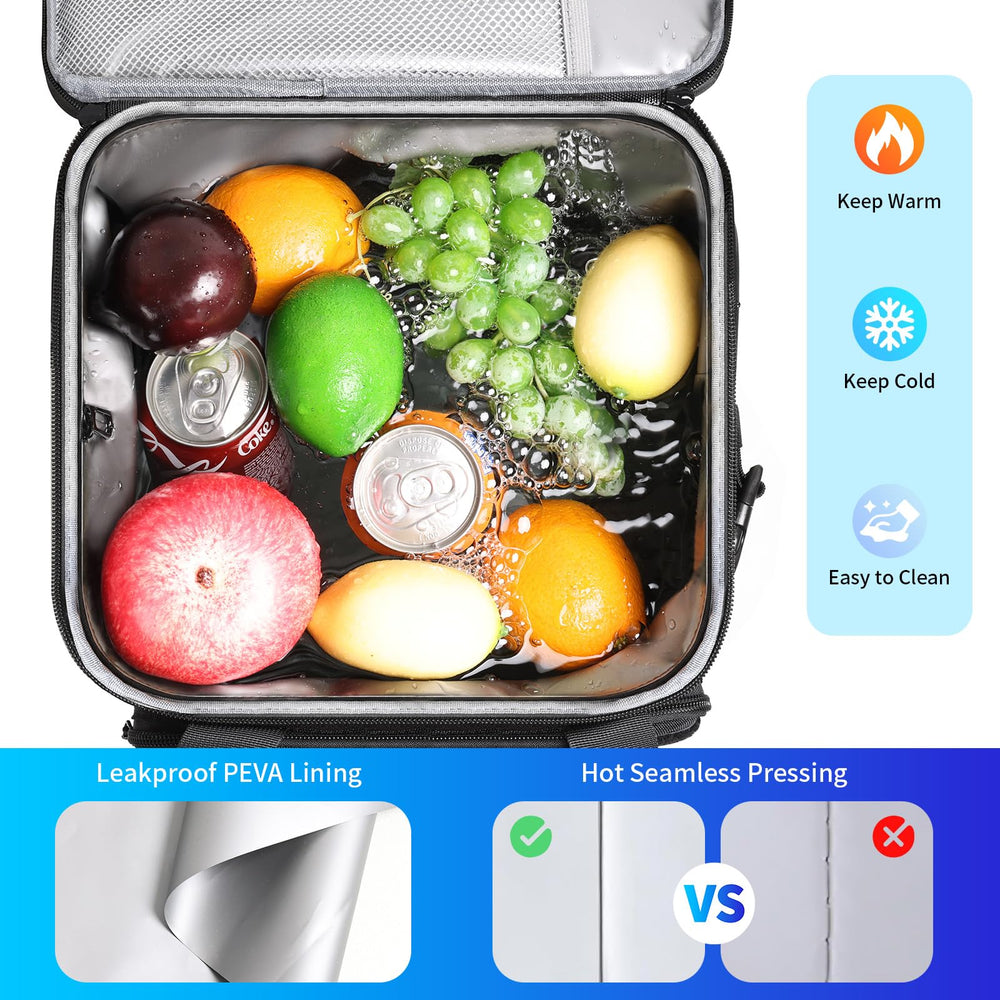 Jetviivid Cooler Backpack insulated liner emphasizes temperature control for snacks and drinks.
