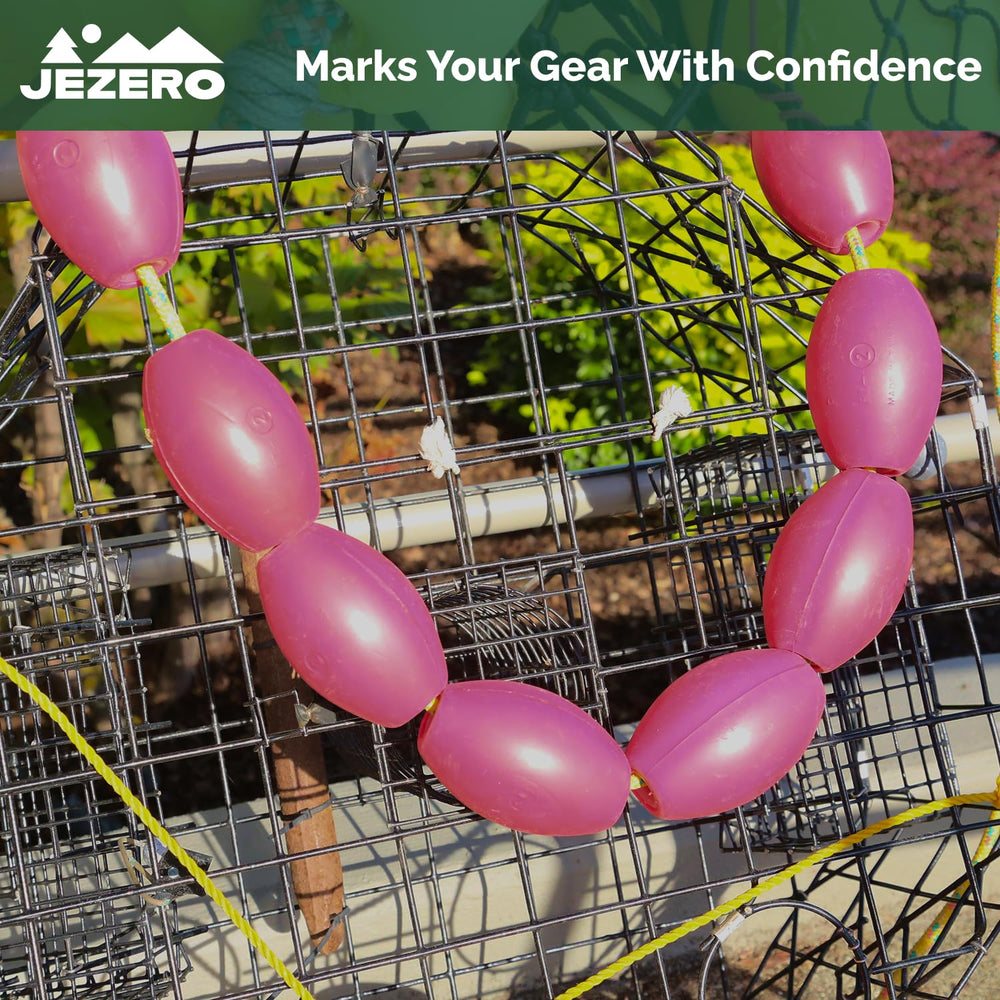 JEZERO pool buoy yellow, durable and easy to reposition.