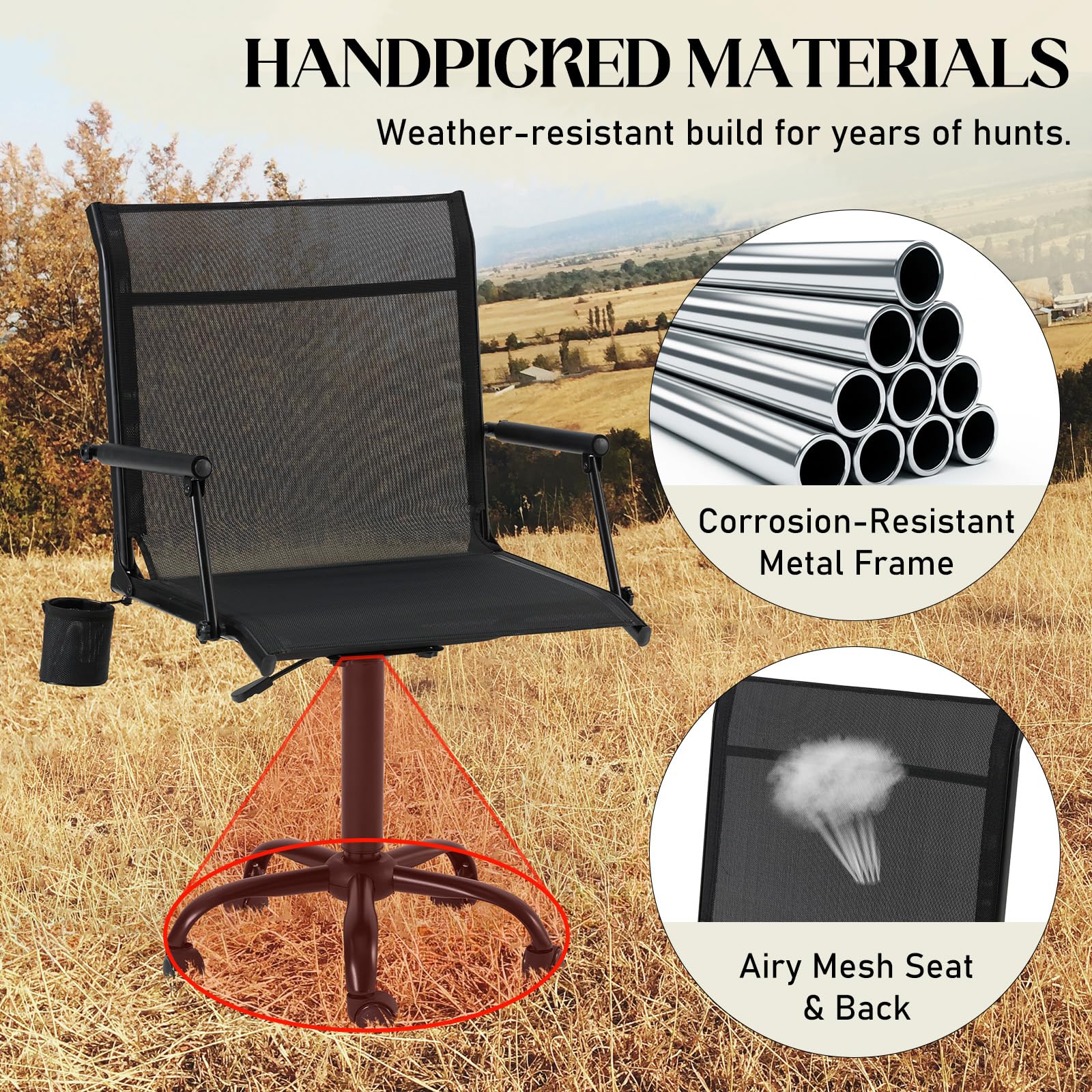 JFHID accessory ready design fits common blind setups