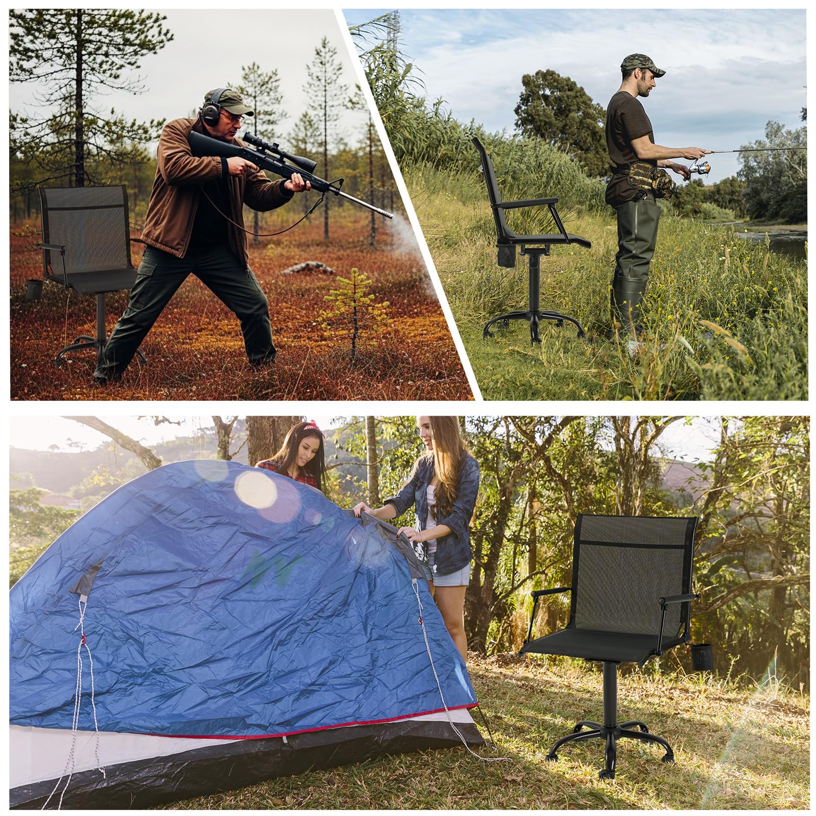 JFHID heavy-duty steel frame delivers stable support and durability