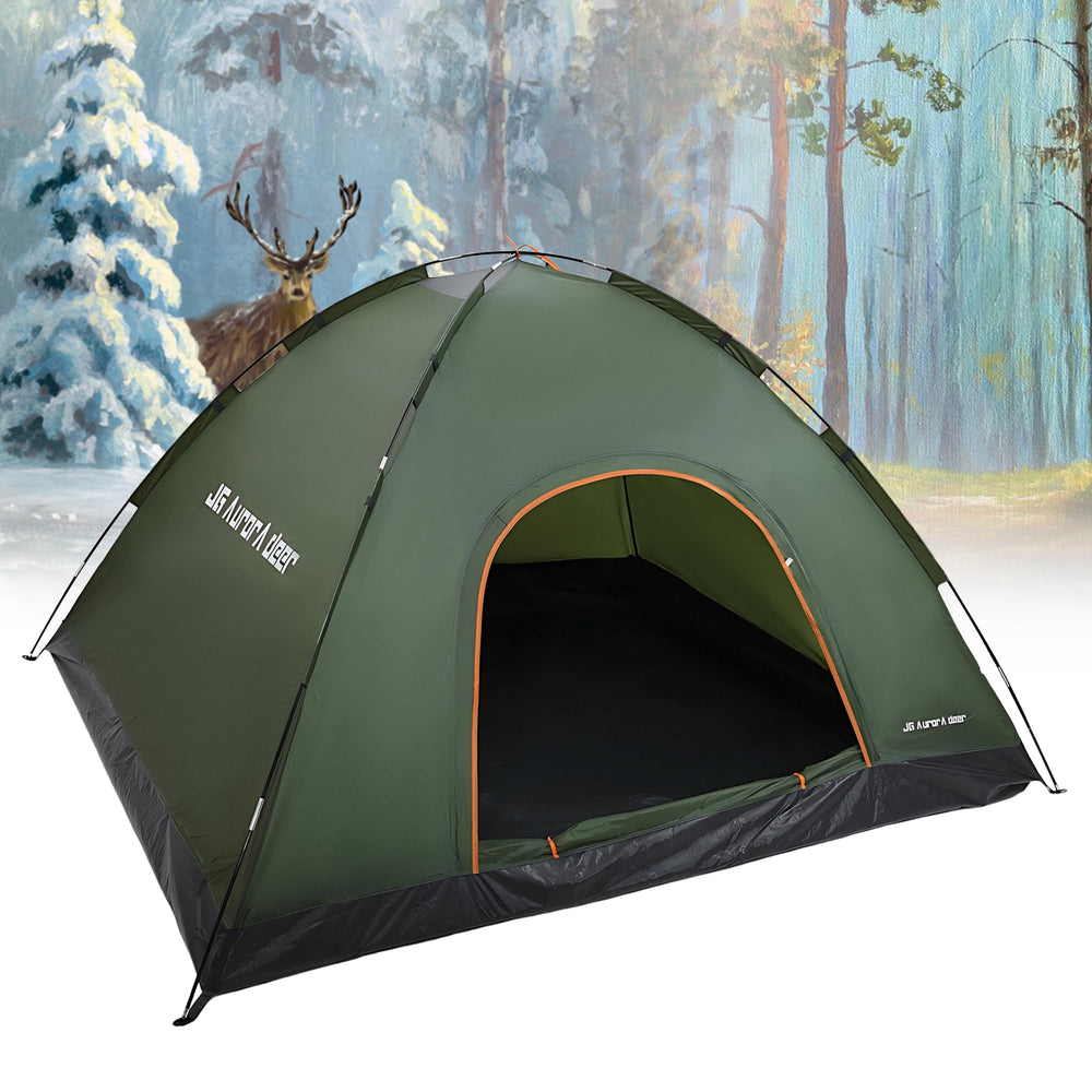 JG AURORA DEER 1-2 person tent interior space feels roomy for two hikers