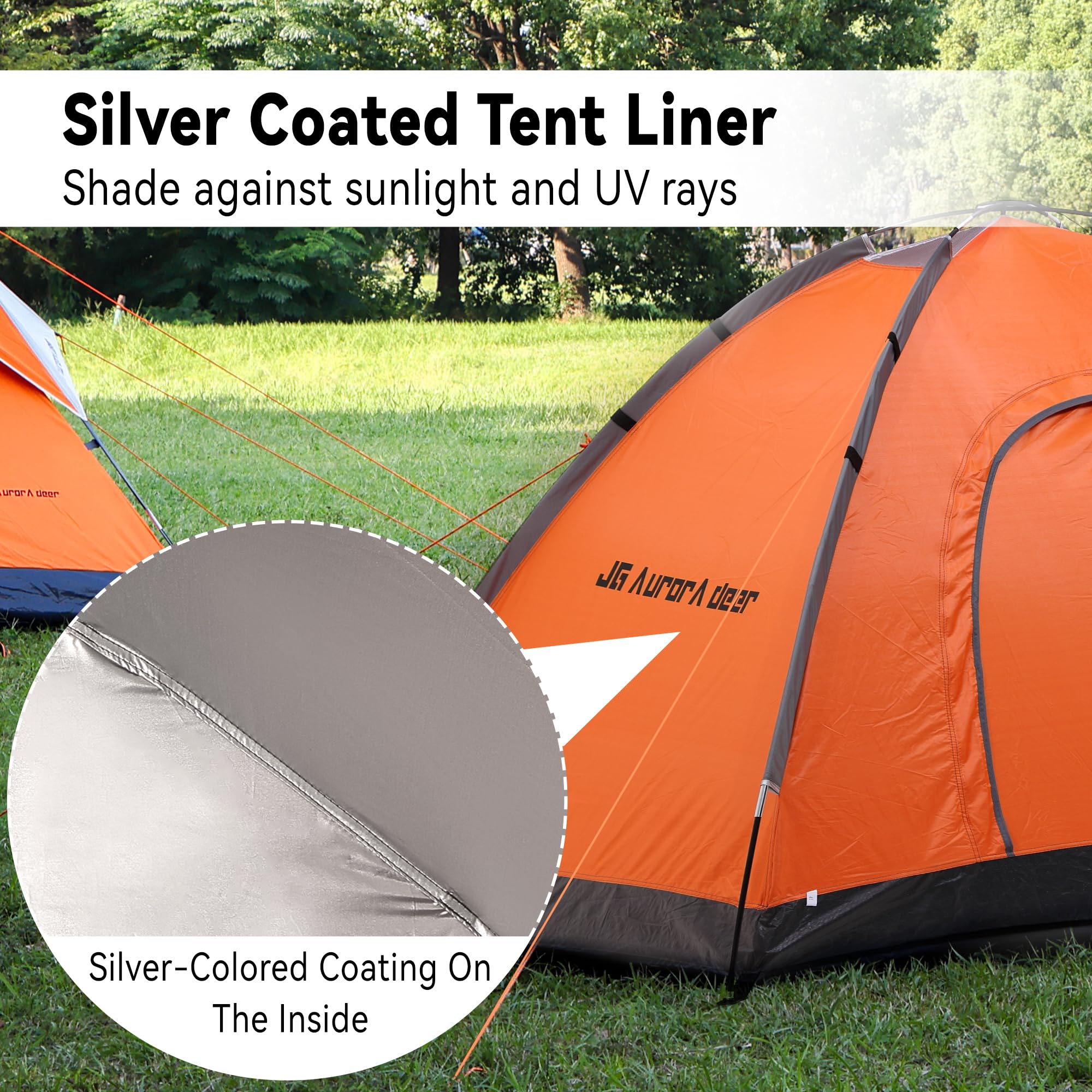 JG AURORA DEER 170T polyester PA coating resists sun and light rain