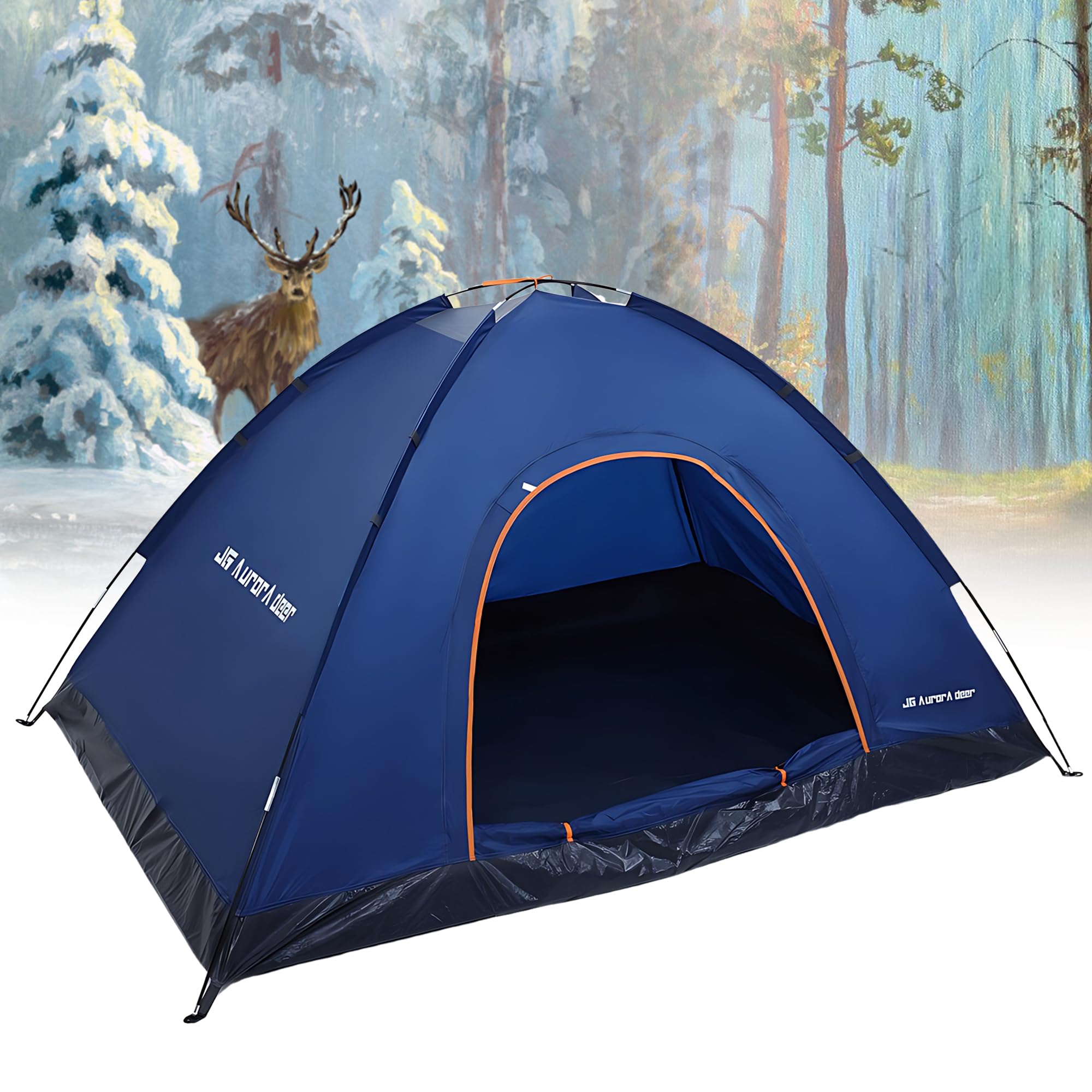 JG AURORA DEER tent carry bag keeps gear organized and portable.