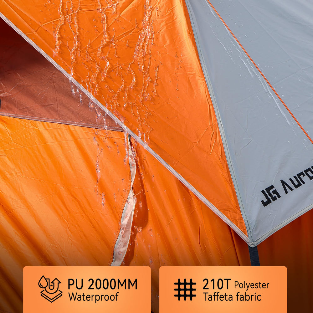 JG AURORA DEER fiberglass poles enable easy setup.