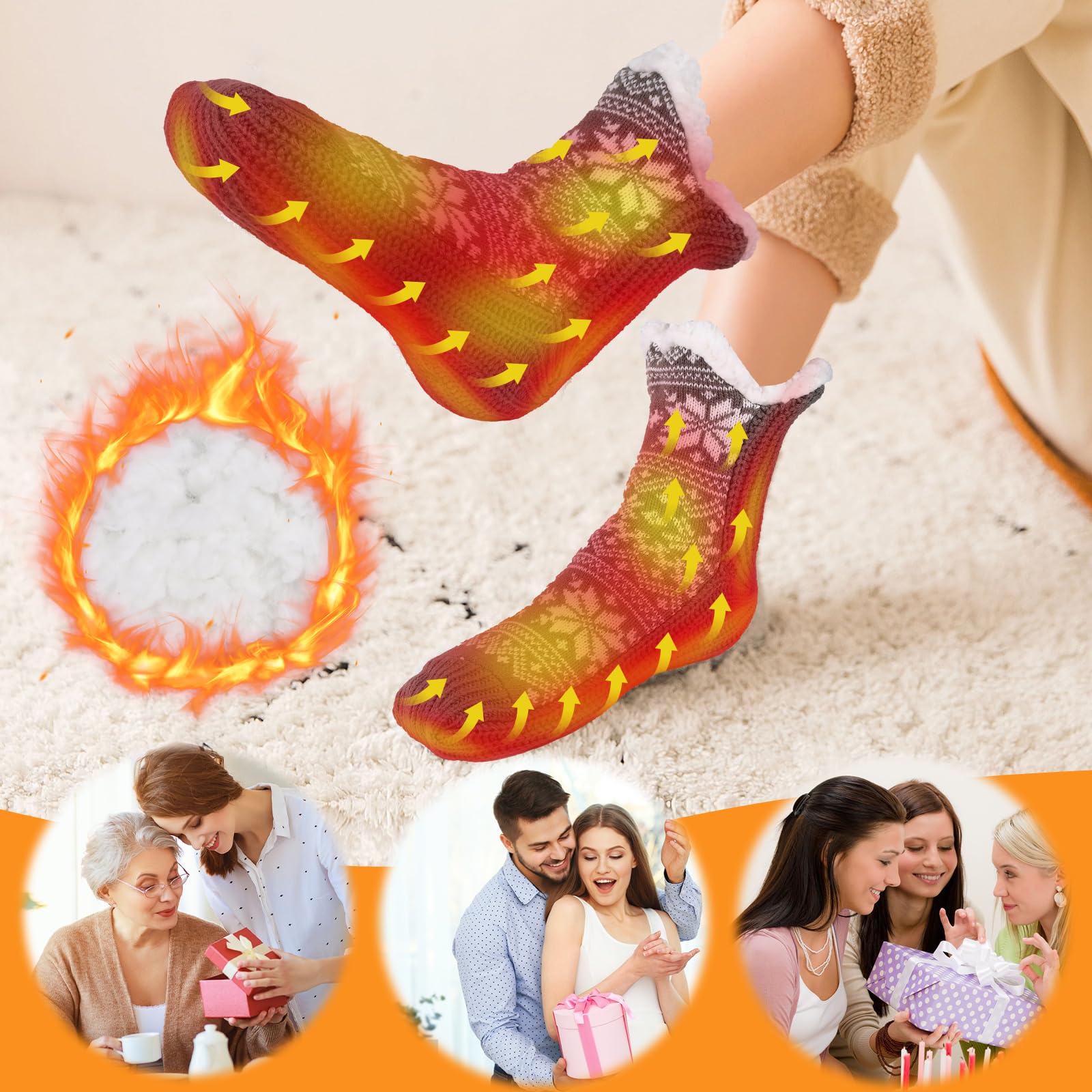 Jhua gift-ready warm socks showcasing holiday gifting appeal