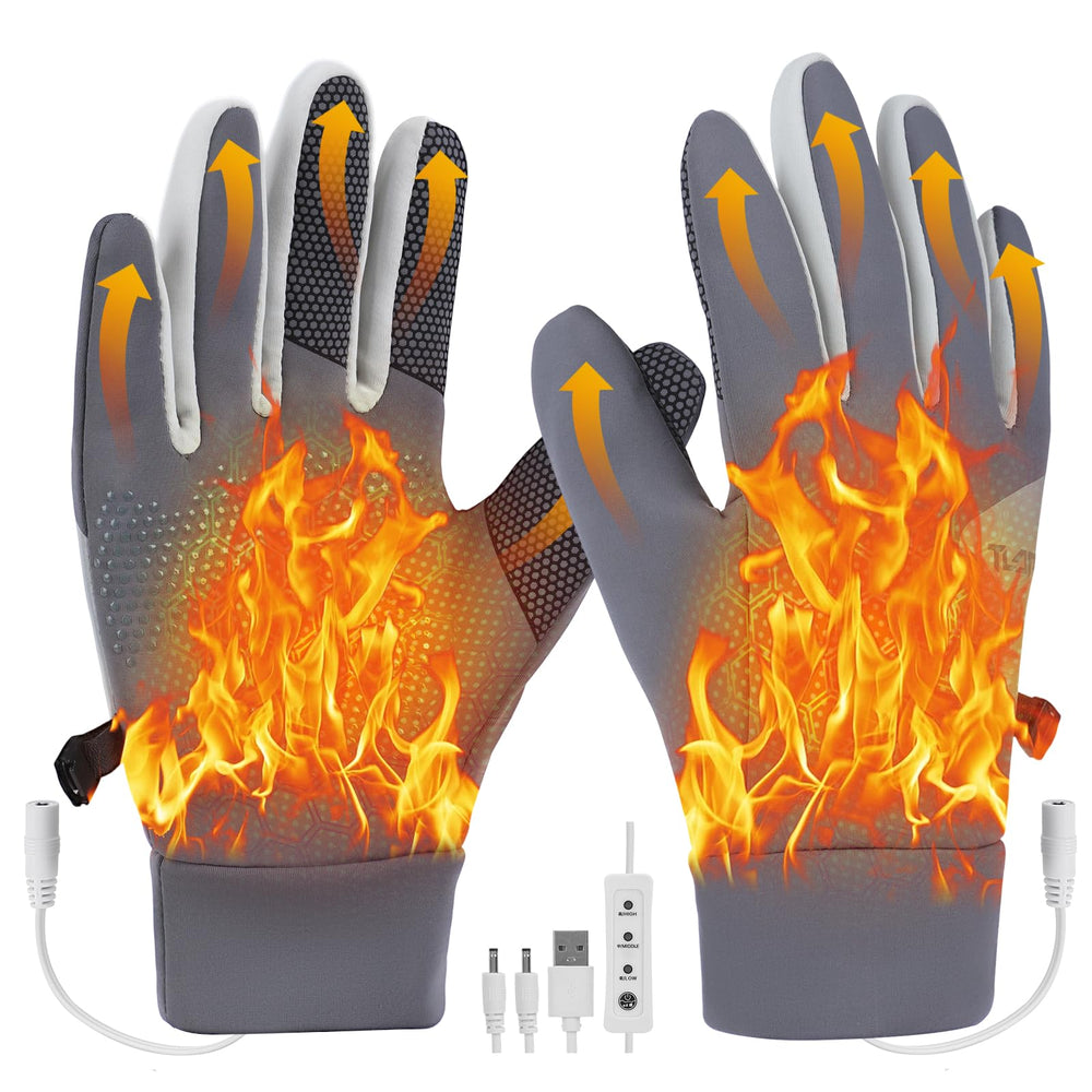 Jhua heated gloves palm heat for rapid warmth during outdoor work.