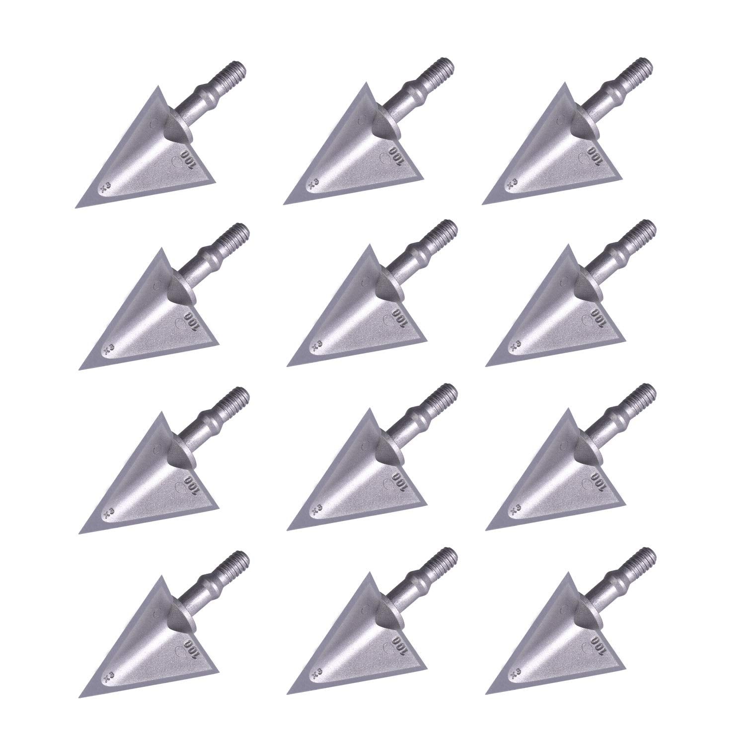 JIANZD archery broadheads 100gr pack ready for field testing with six precision blades