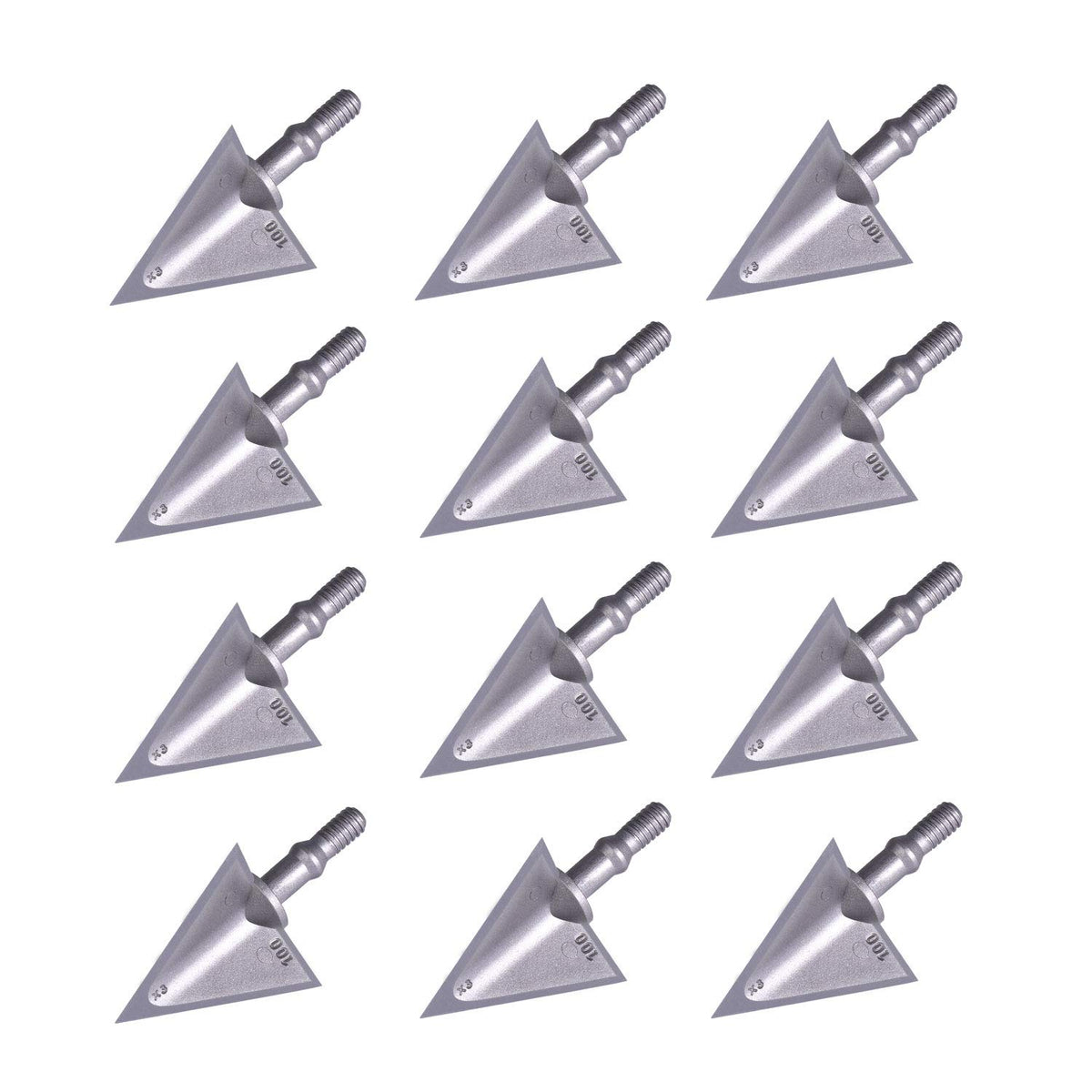 JIANZD archery broadheads 100gr pack ready for field testing with six precision blades