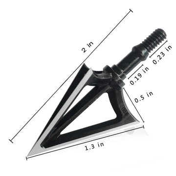 JIANZD Archery Broadheads 100 Grain X1 blades highlighting edge retention for field use.
