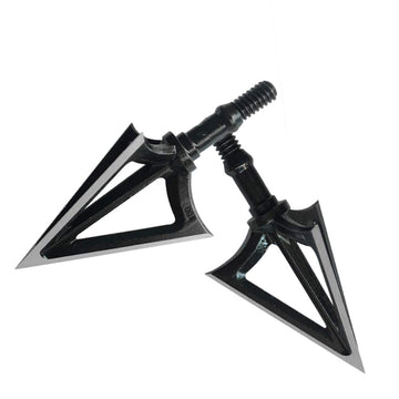 JIANZD Archery Broadheads 100 Grain X1 on crossbow bolt demonstrates fixed blades for reliability.