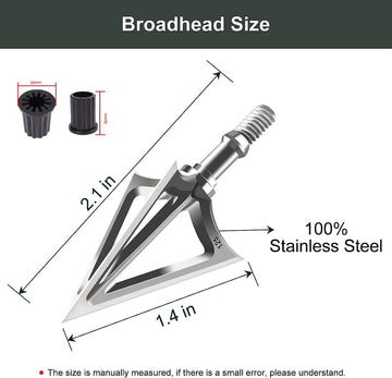 JIANZD crossbow-compatible broadheads—visual showing versatility across bow types for field use.