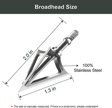JIANZD fixed blade 100gr broadheads stay sharp for clean ethical game targets