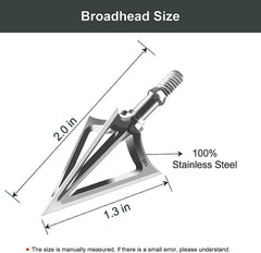 JIANZD fixed blade 100gr broadheads stay sharp for clean ethical game targets