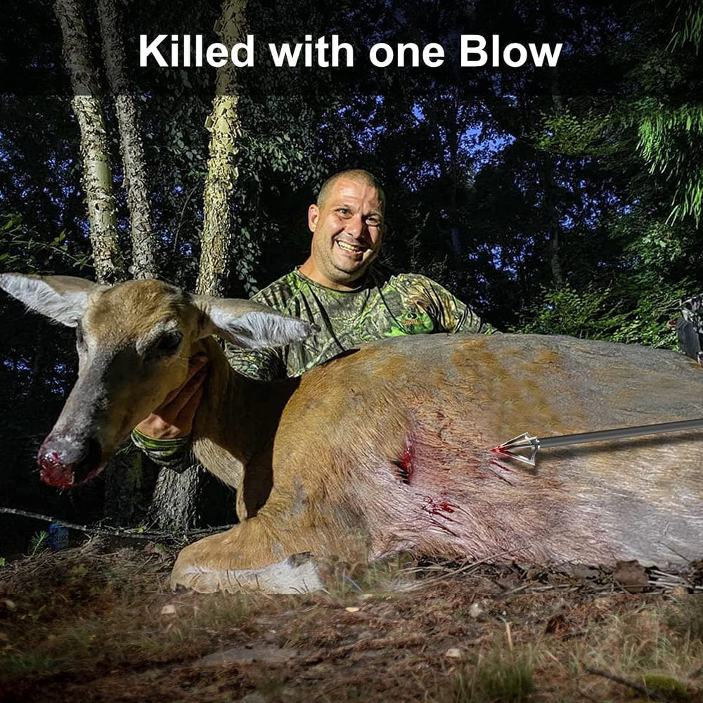 JIANZD broadheads re-sharpen after use to extend blade life