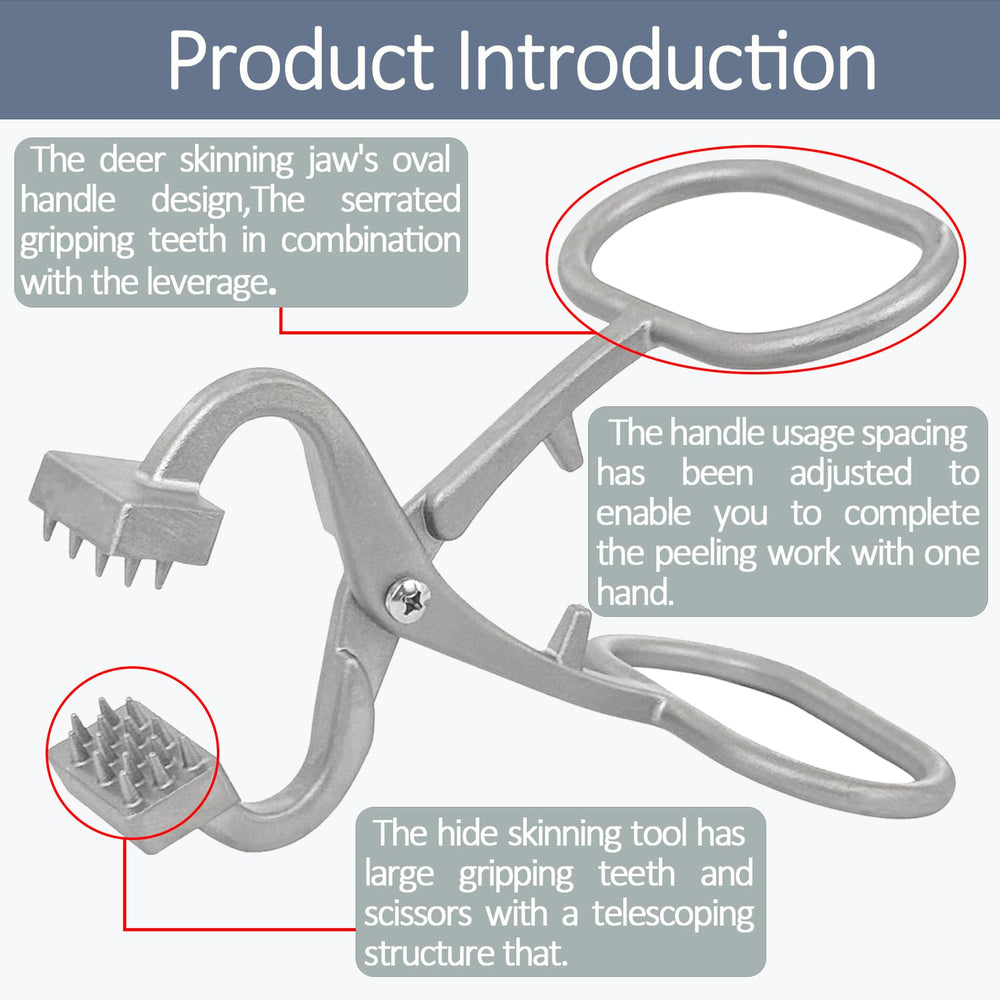 JIAXLTD Skinning Claw in action showcases secure grip during skinning tasks.