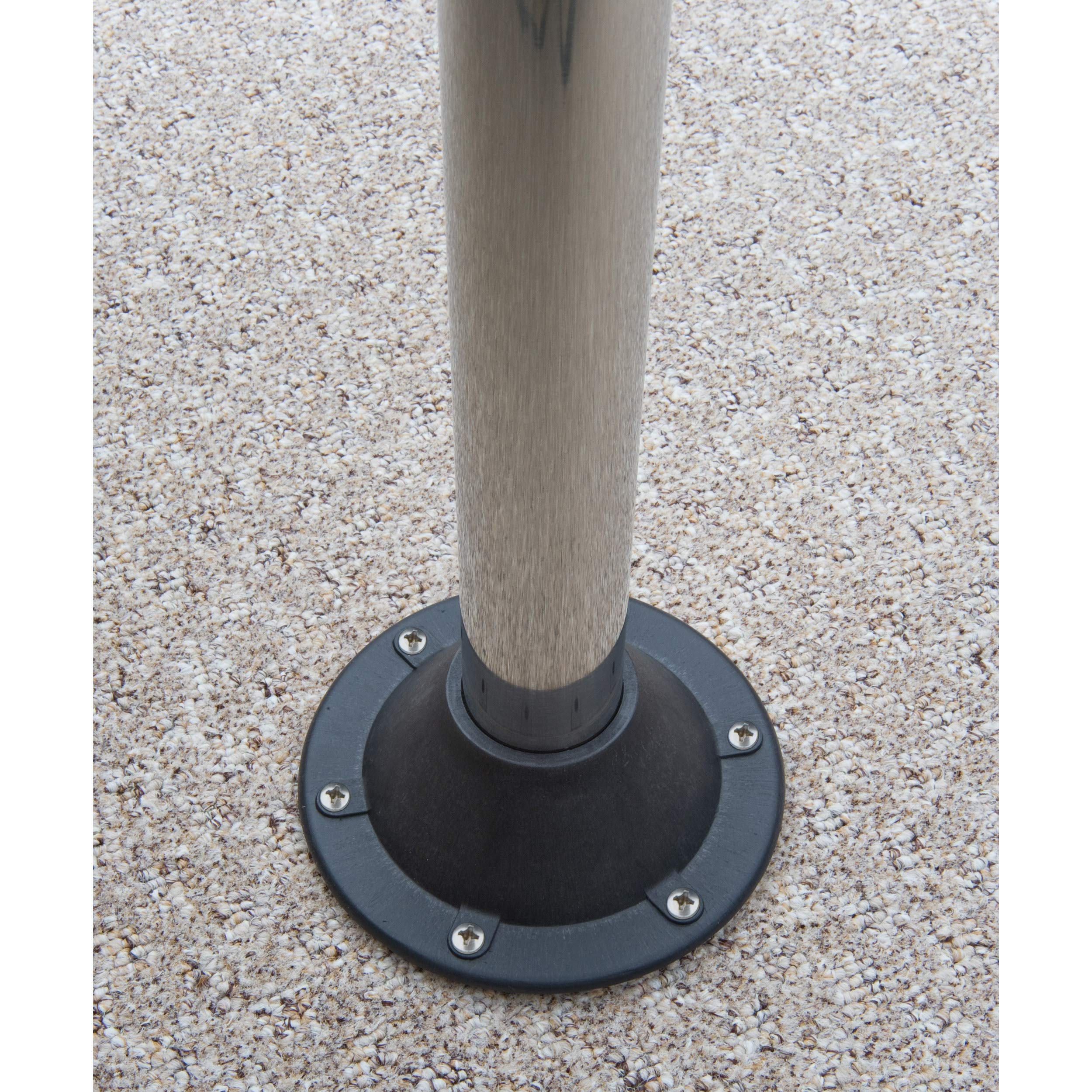 JIF Marine Octagonal Ivory Table Kit on boat cockpit for versatile surface