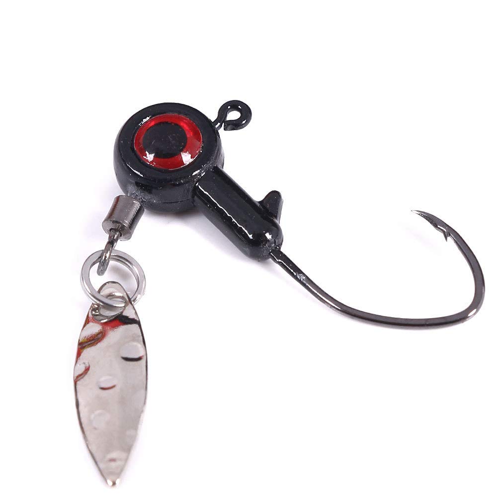 Case of 25 painted jig heads