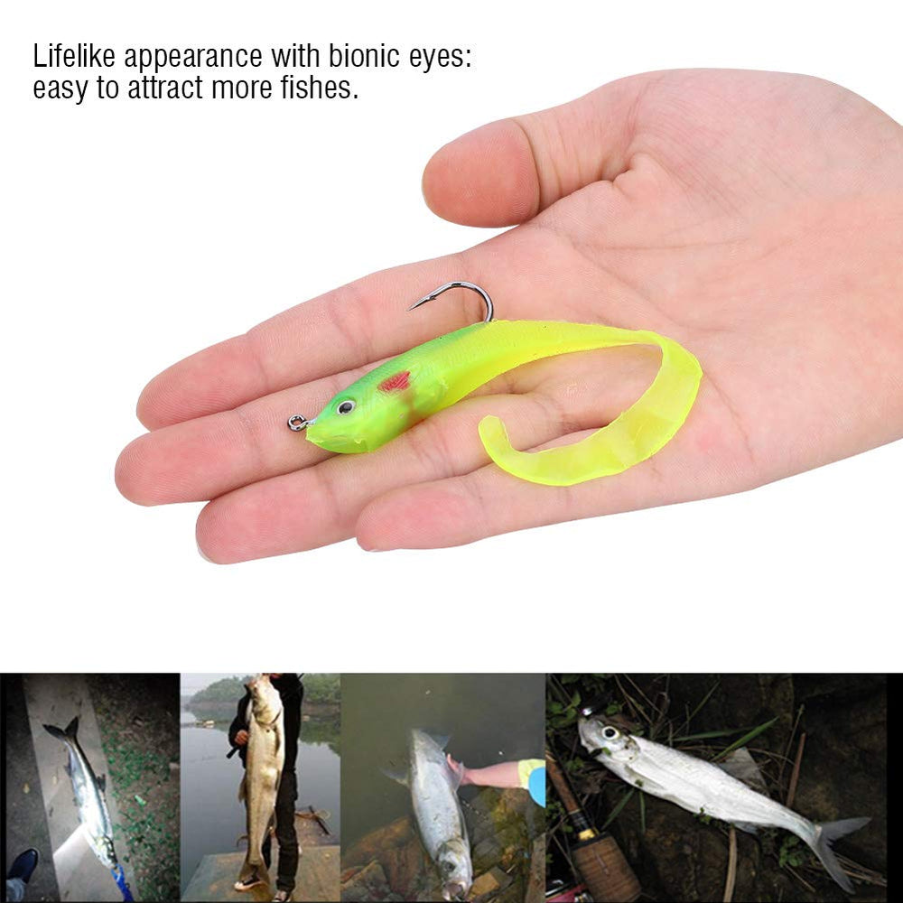 Five-piece artificial bait set for fishing